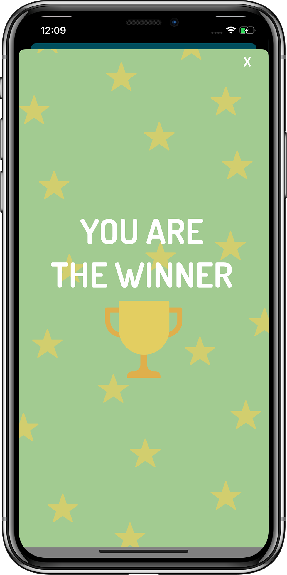 You are the winner